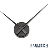Karlsson Little Big Time Clock Mini - Black Kitchen & Housewares