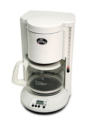 Café Belmondo 12 cup White coffeemaker C33A-ADC