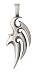 BICO AUSTRALIA JEWELRY (E127) STORM - POWERFUL GREAT EXCITEMENT - Comes with a Generic 18 inch (to 20in) Adjustable 4mm Black Rubber Necklace.