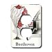 Londons Times Funny Music Cartoons - Beethoven - Light Switch Covers - 2 plug outlet cover Image