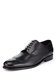 Sartorial Leather Lace Up Derby Brogue Shoes