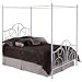 Fashion Bed Group Contour Canopy Full Bed with Frame, Matte White Fashion Bed Group Contour Canopy Full Bed with Frame, Matte White