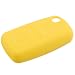VW Golf Yellow Remote Key Case Shell FOB 3 Buttons Protective Cover Holder Bag