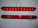 15' Red LED Truck Trailer RV Bus Stop Turn Tail Lights