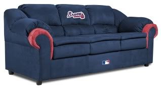 Home Team MLB Atlanta Braves Pub Sofa
