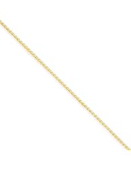 14k Yellow Gold 30in 1.1mm Solid Polished Spiga Necklace Chain. Metal Wt- 3.25g