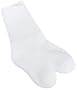 Jefferies Socks Boys 8-20  Seamless Toe Athletic Crew, White, 6- pack 6-7