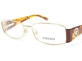  - New Versace 1125-B 1125B 1002 Tortoise Gold Frame Optical Eyeglasses Size: 49-16-135