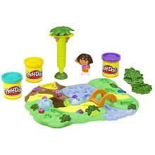 Childrens Toyshop  Toys : Play-Doh: Dora Playset Bonus Pack