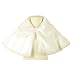 Toddler Little Girls Clothing IVORY FAUX FUR CAPE Shrug SWEET KIDS Girl 2T-12