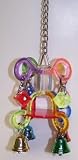 Prevue Pet Products Rainbow Acrylic Small Chandelier Bird Toy