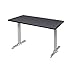 Regency MVTRCT4824GYCM Via Rectangular Training Table, 48" x 24", Grey/Chrome