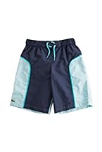 Boy's Color Block Lacoste Logo Swim Trunk