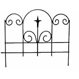 Panacea 89382 Garden Edge with Finial, Black