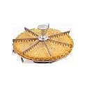 pie marker 8 cuts with knob (8408) Category: Cutters -Dough & Pie Cutters