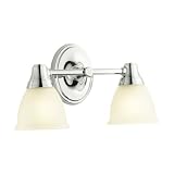 KOHLER K-11366-CP Transitional Double Wall Sconce for Forte Faucet Line, Polished Chrome