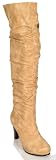NEW Designer Fashion Ladies Heels "Nude" BOOTS size 6
