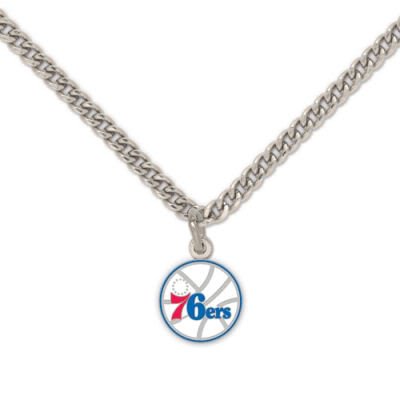 PHILADELPHIA 76ERS OFFICIAL LOGO NECKLACE