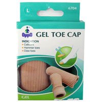 Oppo Gel Toe and Finger Cap, Size : Large, Model No : 6704 - 2 / Pack