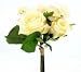 Silk Flowers bouquet mix rose hydrangea beauty cream