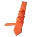 TopTie Mens Necktie Solid Color Orange Ties, Formal Neck ties, Gift Ideas
