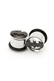DC Comics Batman Cut-Out Stainless Steel Plugs