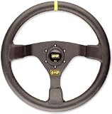 OMP Racing OMP-OD/1980/N WRC: Mid-depth 350mm dished steering wheel |Black/yellow