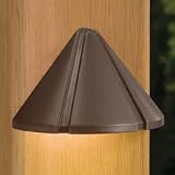 Kichler 15065BKT Landscape Deck Light Textured Black Height: 2-3/8