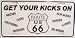 Route 66 Eight States License Plate
