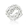 Unique Filigree Wirework Wide Band Sterling Silver Ring (Size 6,7,8,9,10)