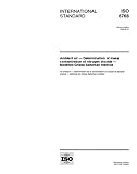 ISO 6768:1998, Ambient air - Determination of mass concentration of nitrogen dioxide - Modified Griess-Saltzman method