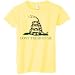 Gadsden Flag, Yellow Don't Tread on Me Women's Cut T-Shirt