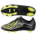 adidas F10.9 TRX Soft Ground J - Black 1 / Neon Yellow S09 / Running White FTW - Kids - UK Size 5 Junior