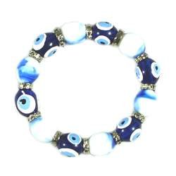 Dark Blue Evil Eye Bracelet