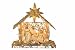 Citi-talent Imports 56-070-001 Gold Rattan Nativity