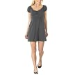 Juniors' Mossimo Supply Co. Cap Sleeve V-Neck Dress - Quartz Grey