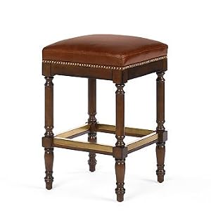 Raffles 26-1/2" Counter Height Backless Bar Stool - Jet Black - Frontgate