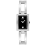 GUESS? Women's Stainless Steel Black Dial Watch #U75009L1