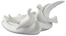 Three Candle Dove Holder