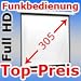 Produkt-Bild: ANGEBOT: 270 x 150 cm ULTRALUXX Motor Profi Beamer Leinwand (305 cm Diagonale) 16:9 Format HDTV mit Funkfernbedienung -- stufenlos einstellbar, Full HD, HD ready (Angebotspreis nur bis zum 31.03.2010)