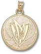 Dallas Mavericks Basketball 3/4" Charm/Pendant -14K/10K, Stainless Steel or Gold Plated