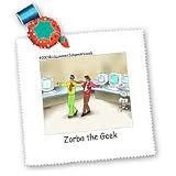Londons Times Funny Computer Cartoons - ZORBA THE GEEK - Quilt Squares
