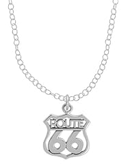 Boma Sterling Silver Route 66 Necklace, 16 inches
