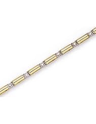 10K Yellow Gold Diamond Bracelet