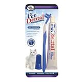 Picture PetDental Oral Hygiene Kit for Cats & Kittens with Dual Action Toothbrush