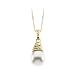 18K Yellow Gold 11 MM Paspaley South Sea Cultured Pearl Pendant with Chain