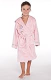 Kinderbademantel Nicky rosa Prinzessin Bademantel für Kinder mit Kapuze, 110/116 (WR 3-6-23) Reviews