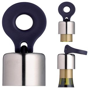 Kitchen Craft Bar Craft Wine Bottle Stopper - Stainless steel