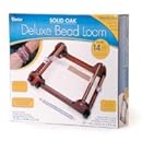 Darice Large Oak Bead Loom with Legs, 15-Inch by 14-Inch by 3-1/2-Inch