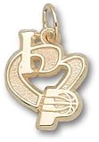 Indiana Pacers I Heart Logo 1/2 Charm/Pendant